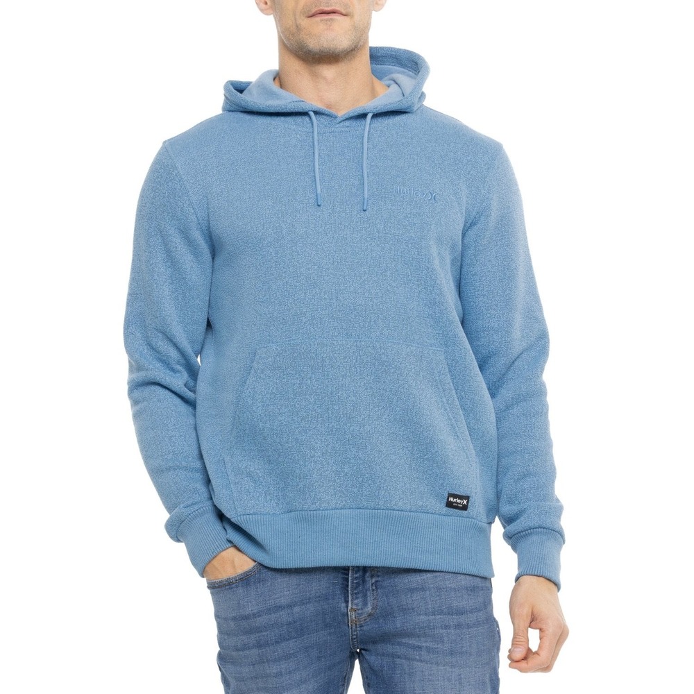 Hurley seaspray blue hoodie sweatshirt men's size medium cozy casual‎ athleisure